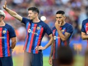 برشلونة يعلن مدة غياب نجميه ليفاندوفسكي ويامال