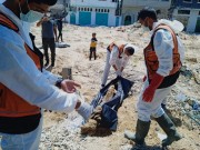 انتشال جثامين 3 شهداء من حي تل السلطان غرب رفح