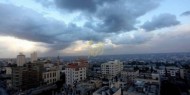 شاهد|| منخفض جوي نادر يصل سواحل غزة