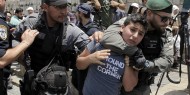 «مركز فلسطين»: 470 حالة اعتقال بينهم 7 سيدات و64 طفلا خلال مارس