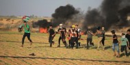إصابات بالرصاص والاختناق خلال قمع الاحتلال المسيرات السلمية شرق غزة